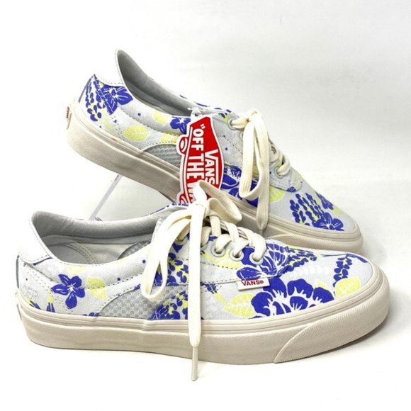 💖MEGA SALE💖VANS Acer Mesh Ni Sp Barely  Women  White Blue Canvas  VN0A5DXZ3X6 - Picture 1 of 10